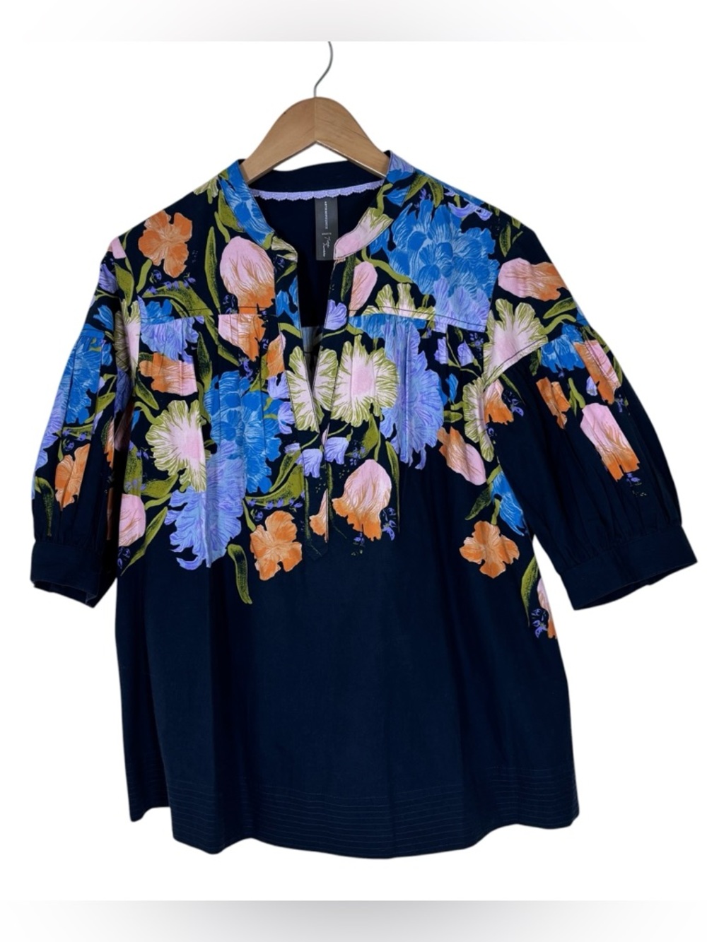 Anthropologie Darcey Floral Swing Top XL - Picture 2 of 10